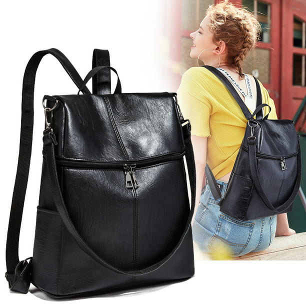 Waterproof Anti-theft Nylon BackpackTravel Rucksack Shoulder Womens Ladies Bag